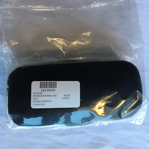 NWT Gucci Aviator Ruthenium Sunglasses - Picture 3 of 8